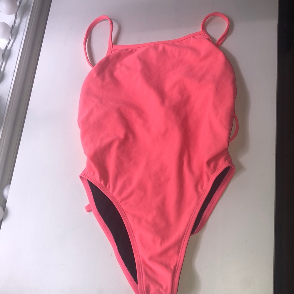 CHEEKY NEON PINK ONE PIECE